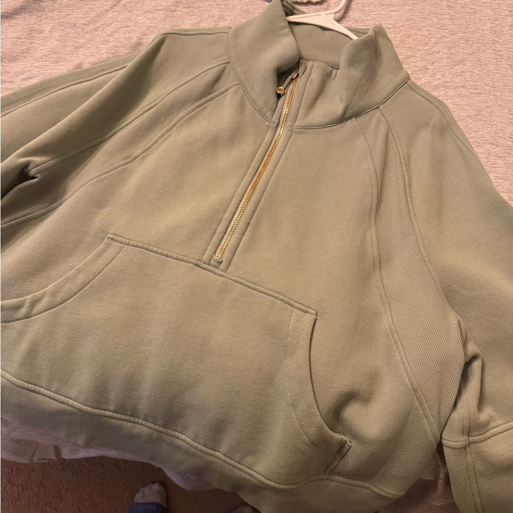 Lululemon Athletica Scuba funnel neck zip